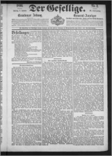 Der Gesellige : Graudenzer Zeitung 1896.01.03, Jg. 70, No. 2