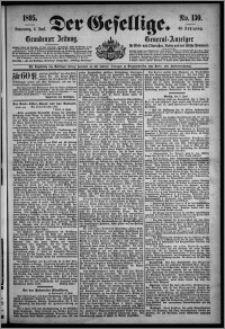 Der Gesellige : Graudenzer Zeitung 1895.06.06, Jg. 69, No. 130