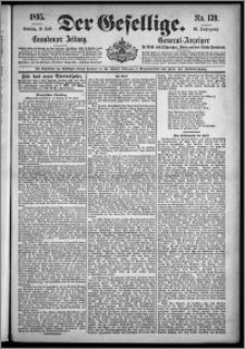 Der Gesellige : Graudenzer Zeitung 1895.06.16, Jg. 69, No. 139