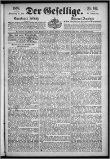 Der Gesellige : Graudenzer Zeitung 1895.06.22, Jg. 69, No. 144