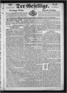 Der Gesellige : Graudenzer Zeitung 1896.01.22, Jg. 70, No. 18