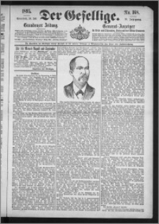 Der Gesellige : Graudenzer Zeitung 1895.07.20, Jg. 70, No. 168