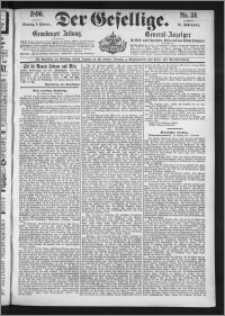 Der Gesellige : Graudenzer Zeitung 1896.02.09, Jg. 70, No. 34