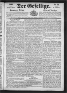 Der Gesellige : Graudenzer Zeitung 1896.02.14, Jg. 70, No. 38