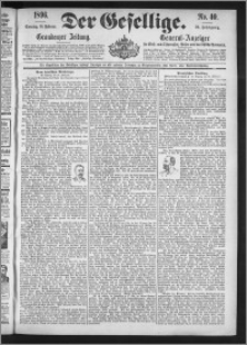 Der Gesellige : Graudenzer Zeitung 1896.02.16, Jg. 70, No. 40
