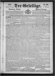 Der Gesellige : Graudenzer Zeitung 1895.08.24, Jg. 70, No. 198