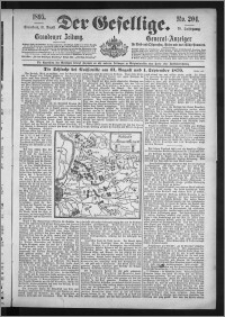 Der Gesellige : Graudenzer Zeitung 1895.08.31, Jg. 70, No. 204