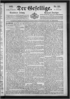 Der Gesellige : Graudenzer Zeitung 1895.09.10, Jg. 70, No. 212