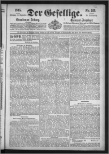 Der Gesellige : Graudenzer Zeitung 1895.09.11, Jg. 70, No. 213