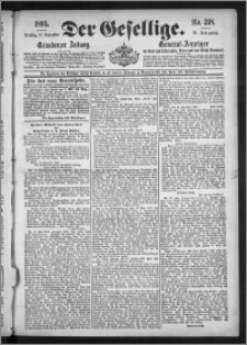 Der Gesellige : Graudenzer Zeitung 1895.09.17, Jg. 70, No. 218