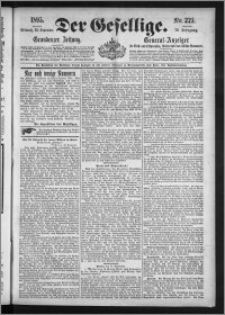 Der Gesellige : Graudenzer Zeitung 1895.09.25, Jg. 70, No. 225