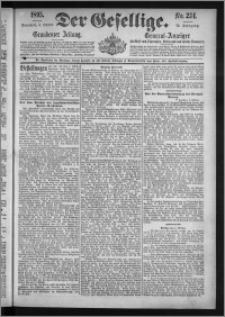 Der Gesellige : Graudenzer Zeitung 1895.10.05, Jg. 70, No. 234