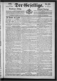 Der Gesellige : Graudenzer Zeitung 1895.10.27, Jg. 70, No. 253
