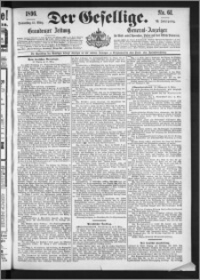 Der Gesellige : Graudenzer Zeitung 1896.03.12, Jg. 70, No. 61