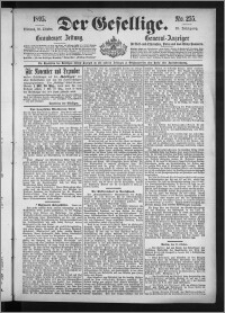 Der Gesellige : Graudenzer Zeitung 1895.10.30, Jg. 70, No. 255