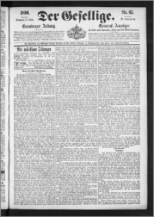 Der Gesellige : Graudenzer Zeitung 1896.03.17, Jg. 70, No. 65