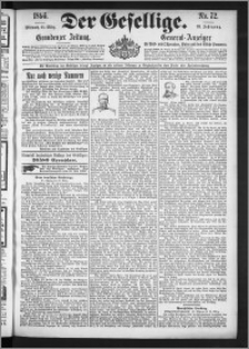 Der Gesellige : Graudenzer Zeitung 1896.03.25, Jg. 70, No. 72
