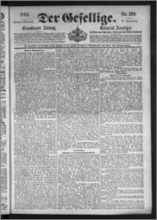 Der Gesellige : Graudenzer Zeitung 1895.11.15, Jg. 70, No. 269
