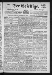 Der Gesellige : Graudenzer Zeitung 1895.11.22, Jg. 70, No. 274
