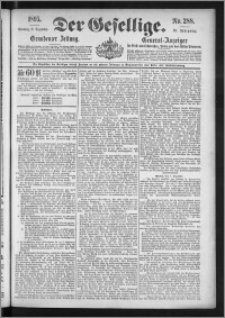 Der Gesellige : Graudenzer Zeitung 1895.12.08, Jg. 70, No. 288