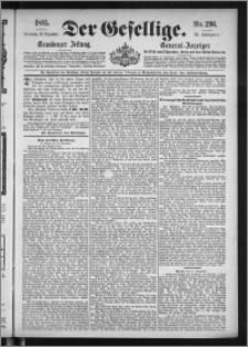 Der Gesellige : Graudenzer Zeitung 1895.12.11, Jg. 70, No. 296