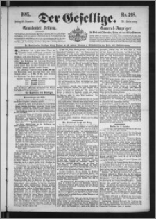 Der Gesellige : Graudenzer Zeitung 1895.12.20, Jg. 70, No. 298