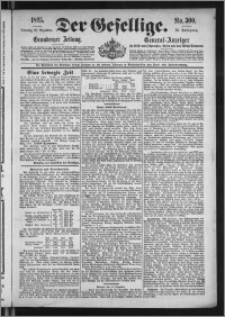 Der Gesellige : Graudenzer Zeitung 1895.12.22, Jg. 70, No. 300