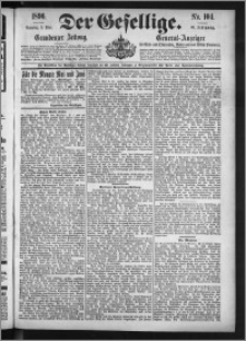 Der Gesellige : Graudenzer Zeitung 1896.05.03, Jg. 70, No. 104