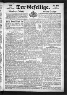 Der Gesellige : Graudenzer Zeitung 1896.05.06, Jg. 70, No. 106
