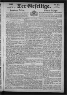 Der Gesellige : Graudenzer Zeitung 1896.05.16, Jg. 70, No. 114