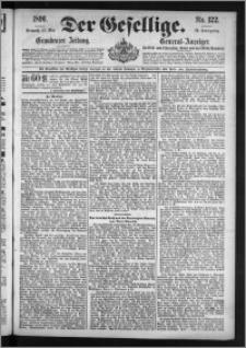 Der Gesellige : Graudenzer Zeitung 1896.05.27, Jg. 70, No. 122