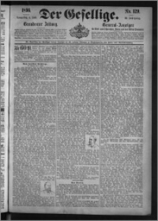 Der Gesellige : Graudenzer Zeitung 1896.06.04, Jg. 70, No. 129