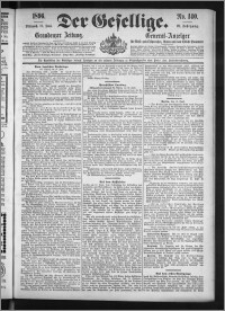 Der Gesellige : Graudenzer Zeitung 1896.06.17, Jg. 70, No. 140