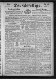 Der Gesellige : Graudenzer Zeitung 1896.06.20, Jg. 70, No. 143