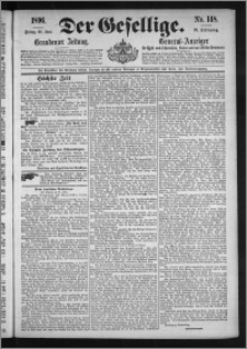 Der Gesellige : Graudenzer Zeitung 1896.06.26, Jg. 70, No. 148