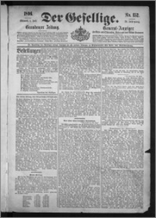 Der Gesellige : Graudenzer Zeitung 1896.07.01, Jg. 70, No. 152