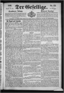 Der Gesellige : Graudenzer Zeitung 1896.07.26, Jg. 71, No. 174