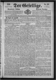 Der Gesellige : Graudenzer Zeitung 1896.08.11, Jg. 71, No. 187