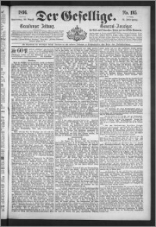Der Gesellige : Graudenzer Zeitung 1896.08.20, Jg. 71, No. 195