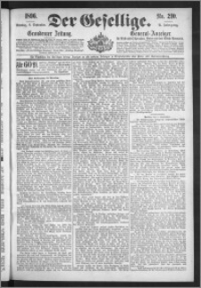 Der Gesellige : Graudenzer Zeitung 1896.09.06, Jg. 71, No. 210