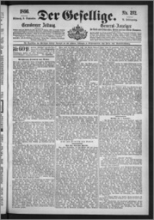 Der Gesellige : Graudenzer Zeitung 1896.09.09, Jg. 71, No. 212