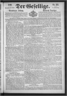Der Gesellige : Graudenzer Zeitung 1896.09.12, Jg. 71, No. 215