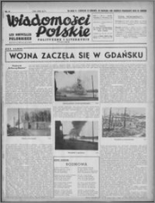 Wiadomości Polskie, Polityczne i Literackie 1940, R. 1, nr 6