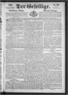Der Gesellige : Graudenzer Zeitung 1896.10.01, Jg. 71, No. 231