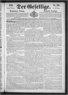 Der Gesellige : Graudenzer Zeitung 1896.10.02, Jg. 71, No. 232