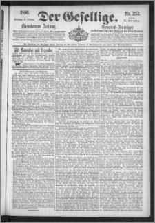 Der Gesellige : Graudenzer Zeitung 1896.10.27, Jg. 71, No. 253