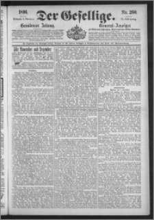 Der Gesellige : Graudenzer Zeitung 1896.11.04, Jg. 71, No. 260