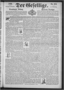 Der Gesellige : Graudenzer Zeitung 1896.11.18, Jg. 71, No. 272