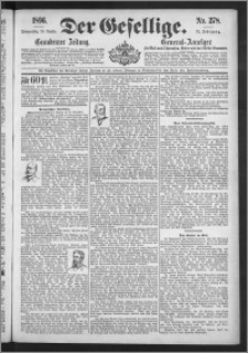 Der Gesellige : Graudenzer Zeitung 1896.11.26, Jg. 71, No. 278
