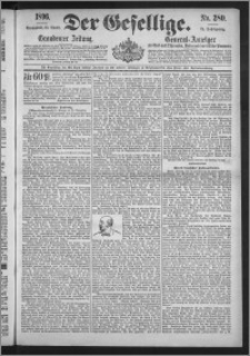 Der Gesellige : Graudenzer Zeitung 1896.11.28, Jg. 71, No. 280